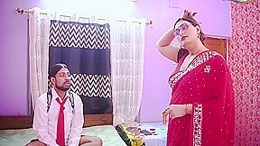 Desi Teacher Was Teaching Her Virgin student 18+ To Hardcore Fuck When He Was Alone At Home Full Movie