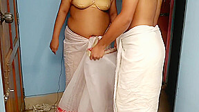 Devar Fucked While Helping Desi Bhabhi To Wear Saree - Uhh Ahh Sound