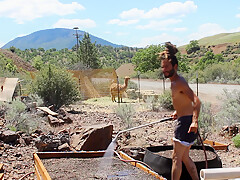 Dirty Boy Showers Off With The Hoes & Sprays Down Some Seed