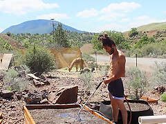 Dirty Boy Showers Off With The Hoes & Sprays Down Some Seed