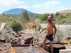 Dirty Boy Showers Off With The Hoes & Sprays Down Some Seed