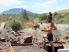 Dirty Boy Showers Off With The Hoes & Sprays Down Some Seed