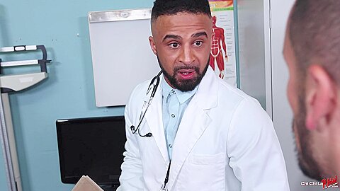 Doc Damian Gets Double Dick - Amone Bane, Damian Taylor & Marco Lorenzo