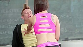 Doggystyled Gets Her Ass Spanked
