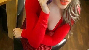 Down Blouse Phone Call