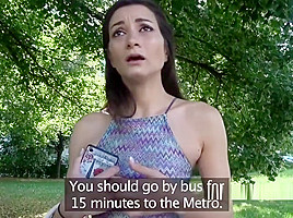 Dude Bangs Italian Babe In Public