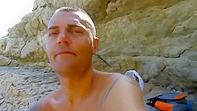 Dude fucks hot lesbian on beach