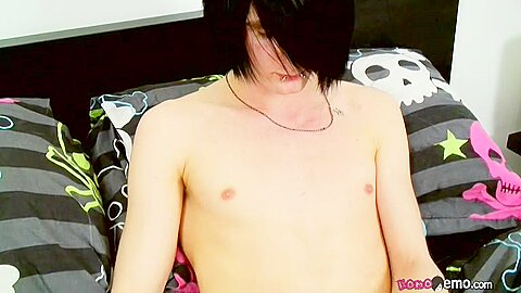 Dutch Emo Boy Aiden Jacks His Tasty Dick! - Aiden Riley Jerks