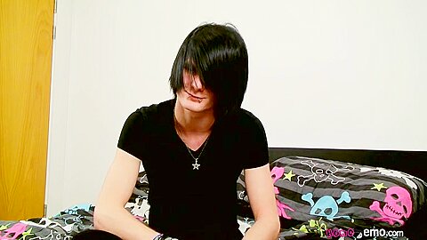 Dutch Emo Boy Aiden Jacks His Tasty Dick! - Aiden Riley Jerks
