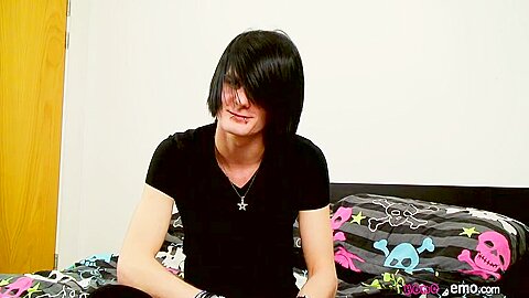 Dutch Emo Boy Aiden Jacks His Tasty Dick! - Aiden Riley Jerks