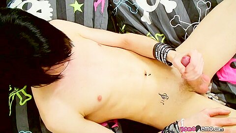 Dutch Emo Boy Aiden Jacks His Tasty Dick! - Aiden Riley Jerks