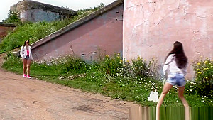 Dutch Les teens 18+ Outdoors