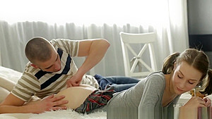 Dutch teen 18+ Sucks Shlong