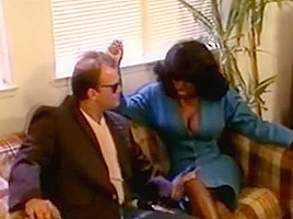 Ebony Ayes fucks a lucky white guy