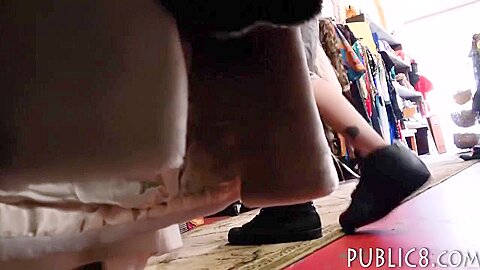 Ebony Babe Gets Her Twat Pounded In Exchange For Money