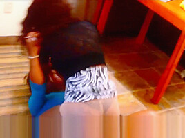 Ebony Thong Catfights