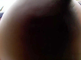 Ebony bitch gets penetrated by her man