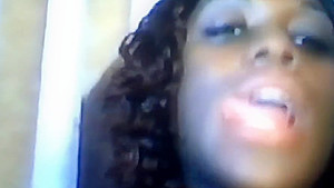 Ebony lesbians eat carpet