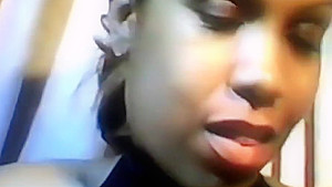 Ebony lesbians eat carpet