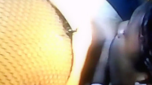 Ebony lesbians eat carpet
