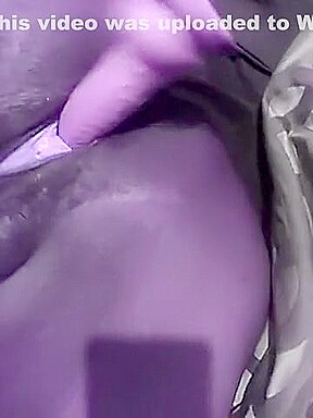 Ebony milf playing with her pussy for me using her dildo