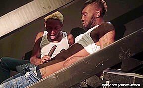 EdwardJames - Tattooed BBC top breeds hungry black bottom