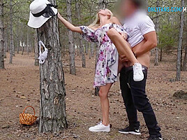 Elle Brook In Wants To Fuck Outdoor But Ive Done It Before! Public Sex In Forest And Cum Swallow
