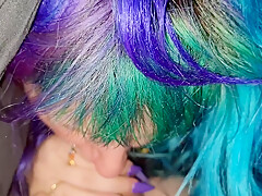 Emo Slut Sucks Cock Until I