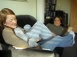 Esther and Maya Feet Show 1