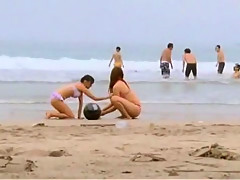 Exotic Japanese girl Ren Azumi, Yumemi Nakagawa in Crazy Massage JAV clip