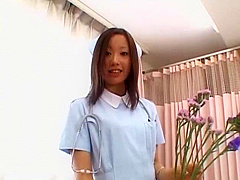 Exotic Japanese model Jun Kiyomi in Horny Nurse JAV movie