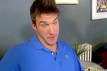 Exotic Sex Scene Gay Gay Incredible Uncut With Trystan Bull, Marko Lebeau And Shana Lane