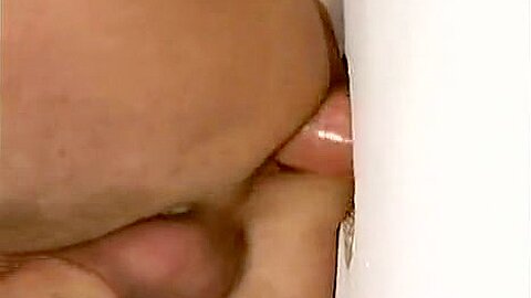 Exotic amateur gay scene with Glory Hole, Handjob scenes