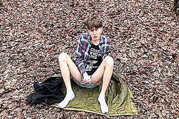 Extreme! Hottest teen 18+ Masturbates His Big Dick Outdoors /uncut / Perfect Dick Size / Sexy /fit 5 Min
