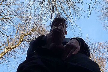 Extreme! Hottest teen 18+ Masturbates His Big Dick Outdoors /uncut / Perfect Dick Size / Sexy /fit 5 Min