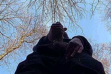 Extreme! Hottest teen 18+ Masturbates His Big Dick Outdoors /uncut / Perfect Dick Size / Sexy /fit 5 Min