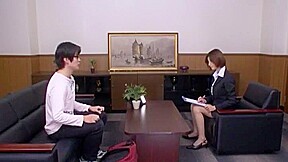 Fabulous Japanese model Akari Asahina in Hottest Secretary JAV video