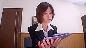 Fabulous Japanese model Akari Asahina in Hottest Secretary JAV video