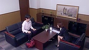 Fabulous Japanese model Akari Asahina in Hottest Secretary JAV video