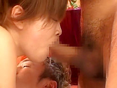 Fabulous Japanese model Hitomi Yoshino in Crazy Blowjob, Close-up JAV clip