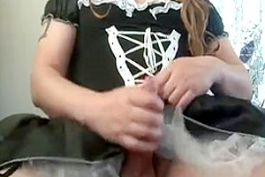 Fabulous homemade shemale movie with Solo, Masturbation scenes