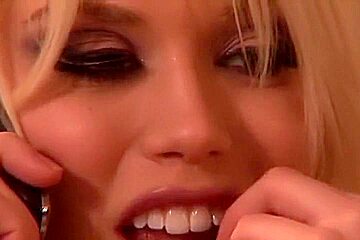 Fabulous pornstar Ash Hollywood in best stockings, blowjob sex clip