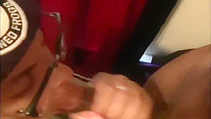 Facefuck meats a blowjob followed by cumshot handjob 