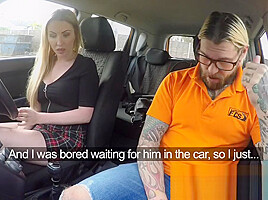 Fake Driving School Fake instructors hot fuck with minx