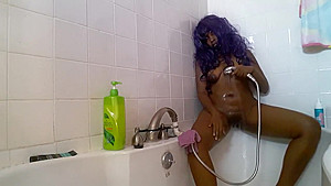 Feeling horny and nasty in the Jacousie
