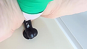 Flaunting My Big Ass & Riding Big Dildo Just For You