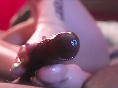 Flirtatious Tatted Latina Oily Solestroke Footjob