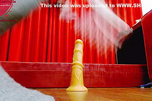 Floozyjezebelle Big Ass Fucked By Hankeys Toys Huge Dildos Shemale Webcam Show Compilation
