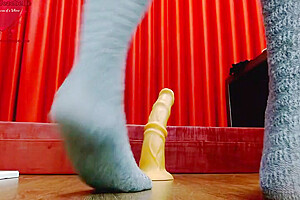 Floozyjezebelle Big Ass Fucked By Hankeys Toys Huge Dildos Shemale Webcam Show Compilation