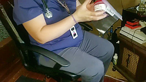 FootJob Stamina Test Done By Nurse Stephanie